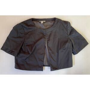 Womens M Dress Barn Black Bolero Jacket